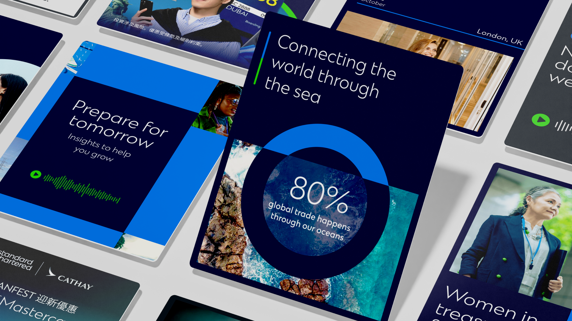 Hero image for Standard Chartered Bank, Web & social templates